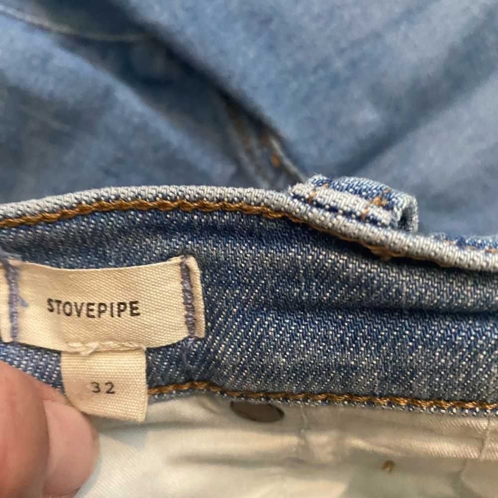 Madewell Classic Light Blue Cropped Straight-Leg Jeans Women’s Size 32 - Picture 3 of 6
